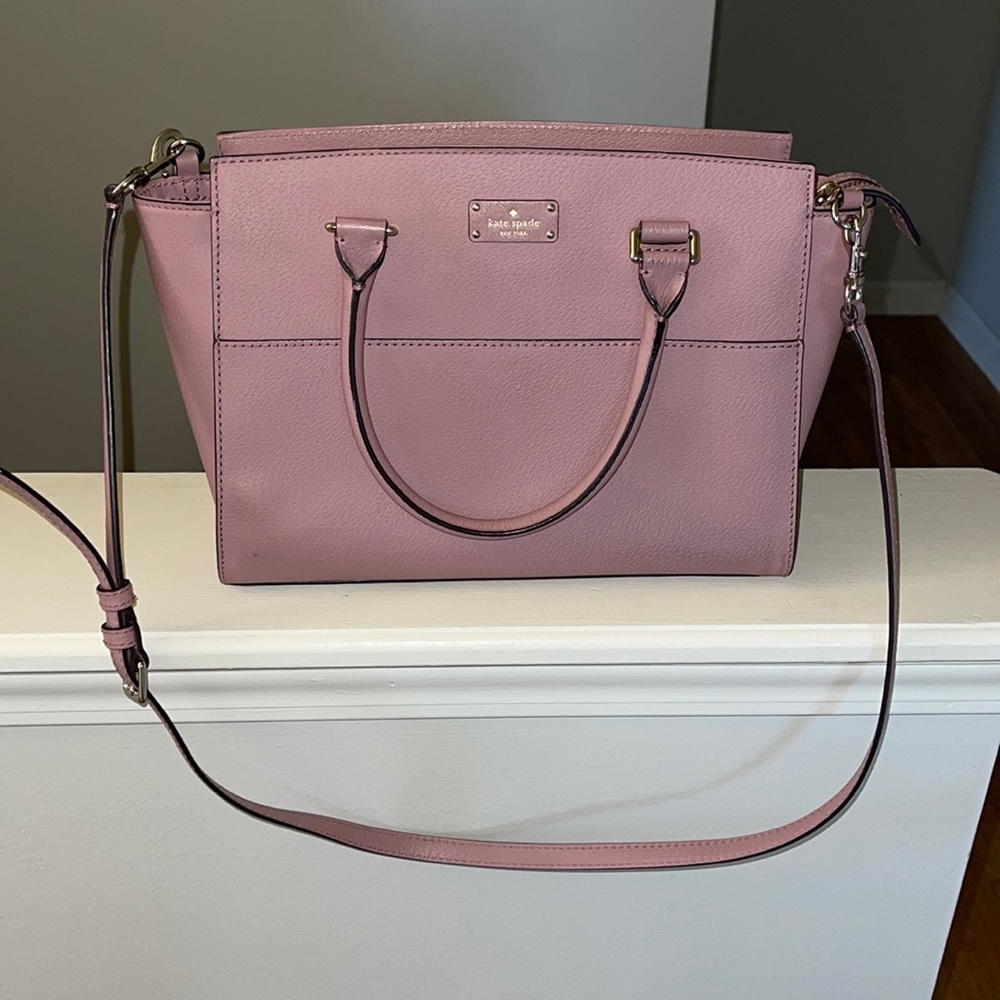 Kate Spade, mauve colored handbag
